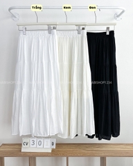 Chân Váy Số 301-D 6898 Dài Tơ 3 Tầng