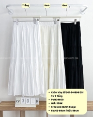 Chân Váy Số 301-D 6898 Dài Tơ 3 Tầng