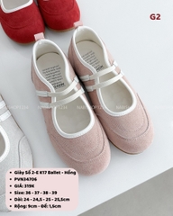 Giày Số 2-E K17 Ballet Thể Thao 2 Quai