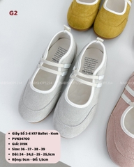 Giày Số 2-E K17 Ballet Thể Thao 2 Quai