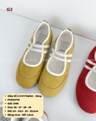 Giày Số 2-E K17 Ballet Thể Thao 2 Quai