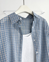 Áo Sơ Mi Số 310-D 5253 TD Caro + 2 Dây