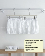 Chân Váy Số 310-U 1616 Ngắn LT Ren Hoa Tầng
