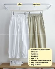 Quần Kaki Số 110-A 0703 NL OR Lai Bèo
