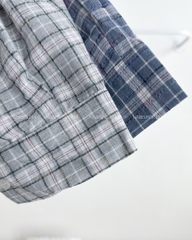 Áo Sơ Mi Số 314-D TD Lửng Caro + 2 Dây