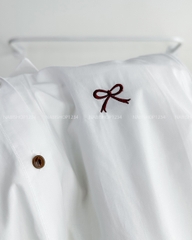 Áo Sơ Mi Số 315-D 2065 TD Thêu Nơ