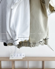 Áo Sơ Mi Số 318-D 961 TN Nút Bấm Lai Rút