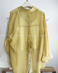 Áo Sơ Mi Số 320-D TD Tơ Nơ Lưng + 2S Nơ