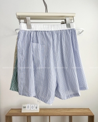 Set Đồ Số 80-D Sơ Mi Sọc + Short