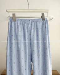 Đồ Ngủ Số 29-C Nơ Đỏ Thêu Mèo 3 Món