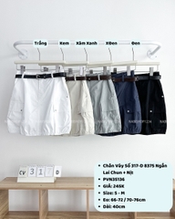 Chân Váy Số 317-D 8375 Ngắn Lai Chun + Nịt