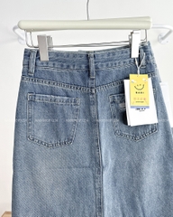 Chân Váy Số 319-B 7112 Dài Jean Túi Rách