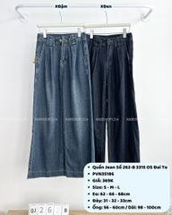 Quần Jean Số 262-B 3315 OS Đai To