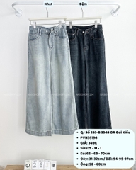 Quần Jean Số 263-B 3345 OR Đai Kiểu