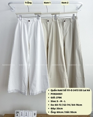 Quần Kaki Số 111-D 2472 OS Lai Kẻ