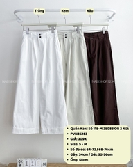 Quần Kaki Số 115-M 25083 OR 2 Nút