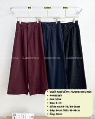 Quần Kaki Số 115-M 25083 OR 2 Nút