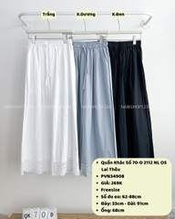 Quần Khác Số 70-D 2112 NL OS Lai Thêu