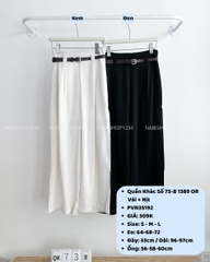Quần Khác Số 73-B 1389 OR Vải + Nịt