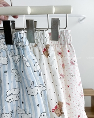 Đồ Ngủ Số 22-C Pijama Đũi Nhăn Ren Hình