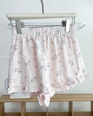 Đồ Ngủ Số 22-C Pijama Đũi Nhăn Ren Hình
