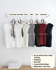 Áo Len Số 110-D SN + Khăn Thổ Cẩm