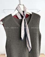 Áo Len Số 110-D SN + Khăn Thổ Cẩm