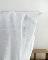 Áo Kiểu Số 292-D 57395 Tay Hến Hoa Nổi