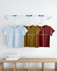 Áo Croptop Số 201-B 3221 TN Trơn