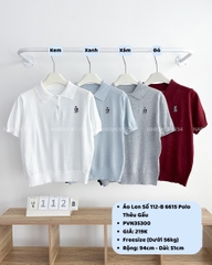 Áo Len Số 112-B 6615 Polo Thêu Gấu