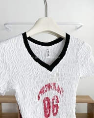 Áo Kiểu Số 304-B 5902 Cổ V Viền Nhún 06