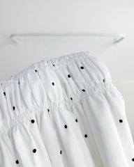 Váy Số 185-B 5978 2 Dây Nhún Chấm Bi