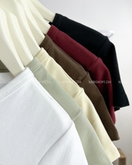 Áo Thun Số 109-M 3557 Babytee Trơn New