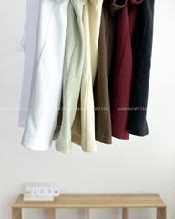Áo Thun Số 109-M 3557 Babytee Trơn New