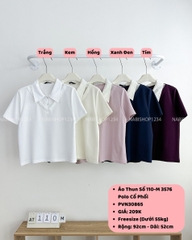 Áo Thun Số 110-M 3576 Polo Cổ Phối