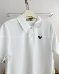 Áo Thun Số 111-M 3577 Polo Thêu Nơ