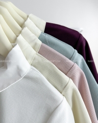 Áo Thun Số 111-M 3577 Polo Thêu Nơ