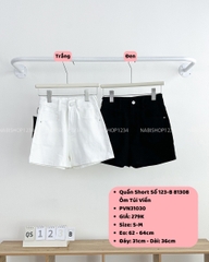 Quần Short Số 123-B 81308 Ôm Túi Viền