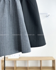Chân Váy Số 215-D 1013 Ngắn Sọc Chìm