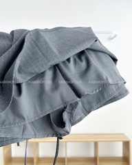 Chân Váy Số 215-D 1013 Ngắn Sọc Chìm