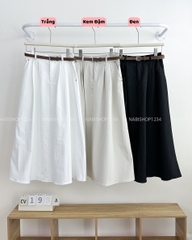Chân Váy Số 199-A 8899 Kaki Dài Chữ A + Nịt