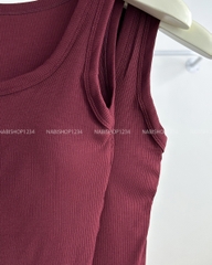 Áo Croptop Số 195-B 6682 Bra Trơn Gân