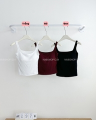 Áo Croptop Số 197-B 9987 Bra Gân 2 Dây