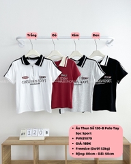 Áo Thun Số 120-B Polo Tay Sọc Sport