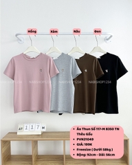 Áo Thun Số 117-M 8350 TN Thêu Gấu