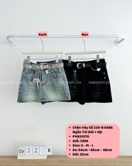 Chân Váy Số 220-B 6086 Ngắn Túi Đôi + Nịt