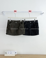 Chân Váy Số 228-D 3236 Ngắn Tăm Túi Hộp