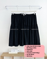 Chân Váy Số 209-U 1500 Dài Tầng Lai Bèo