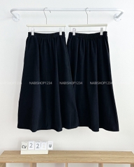 Chân Váy Số 221-U Dài Kaki Lưng Thun