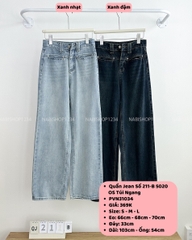 Quần Jean Số 211-B 5020 OS Túi Ngang